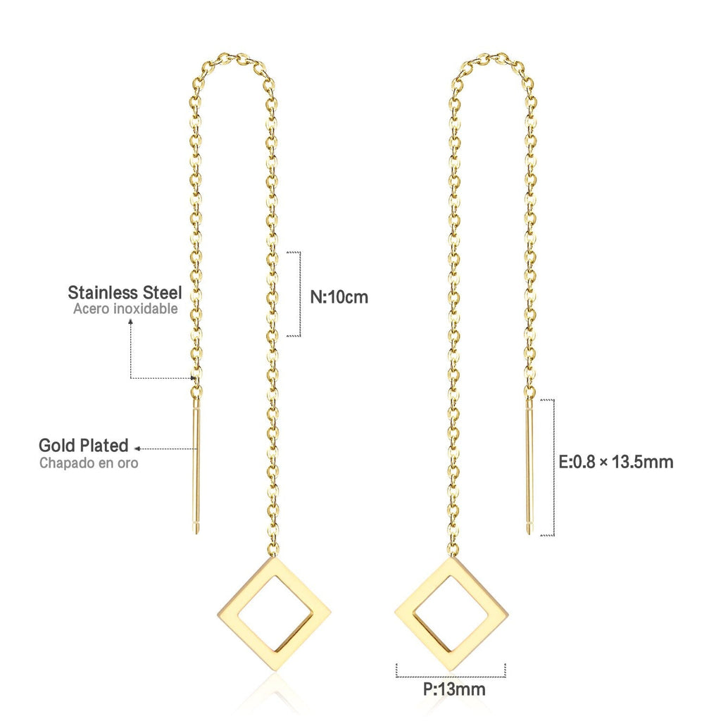 Koreaanse statement lange kwast oorbellen 