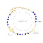 Verstelbare armband met kristallen kralen 