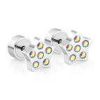 Mini Hart Ster Oorbellen 