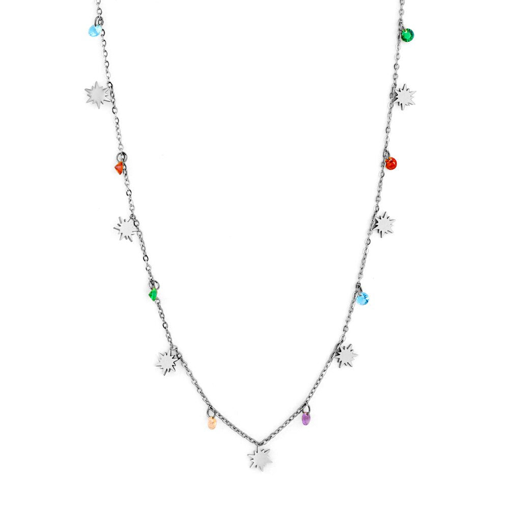 Trendy vergulde collier ketting 