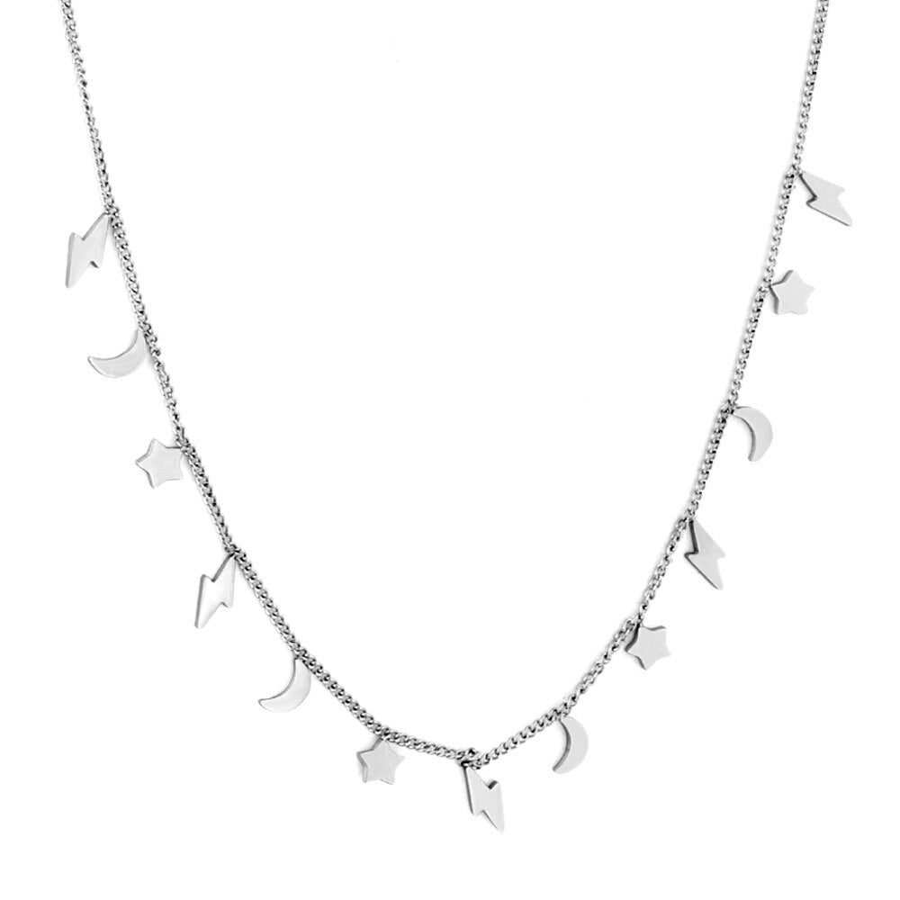 Trendy vergulde collier ketting 