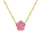 Bloemenklei hanger ketting