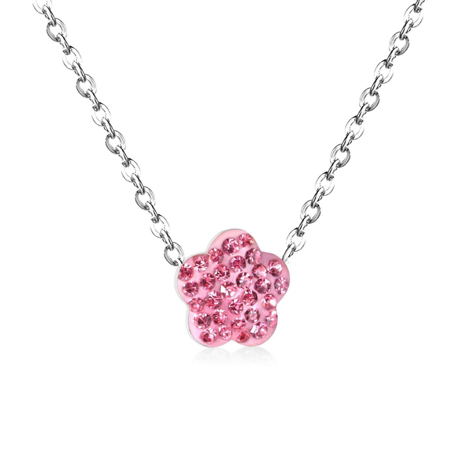 Bloemenklei hanger ketting