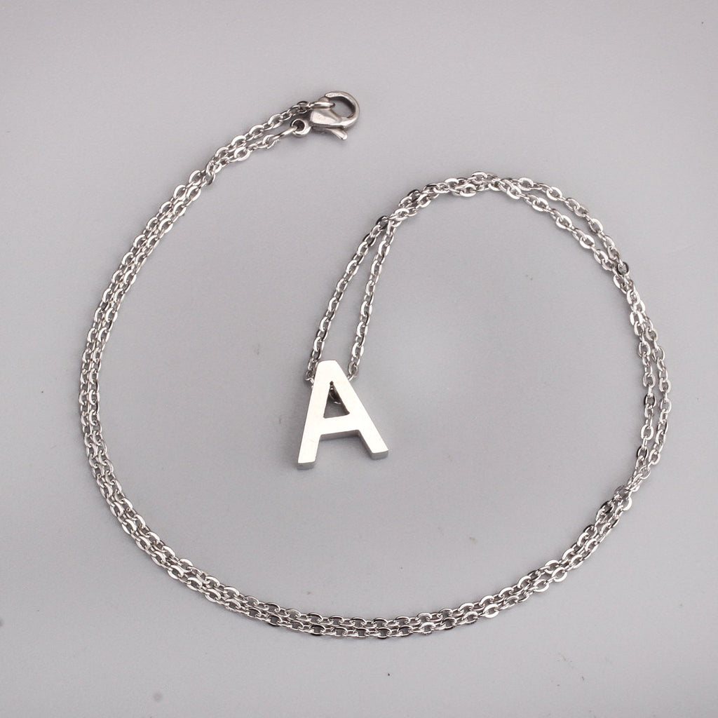 Alfabet initiaal hanger ketting