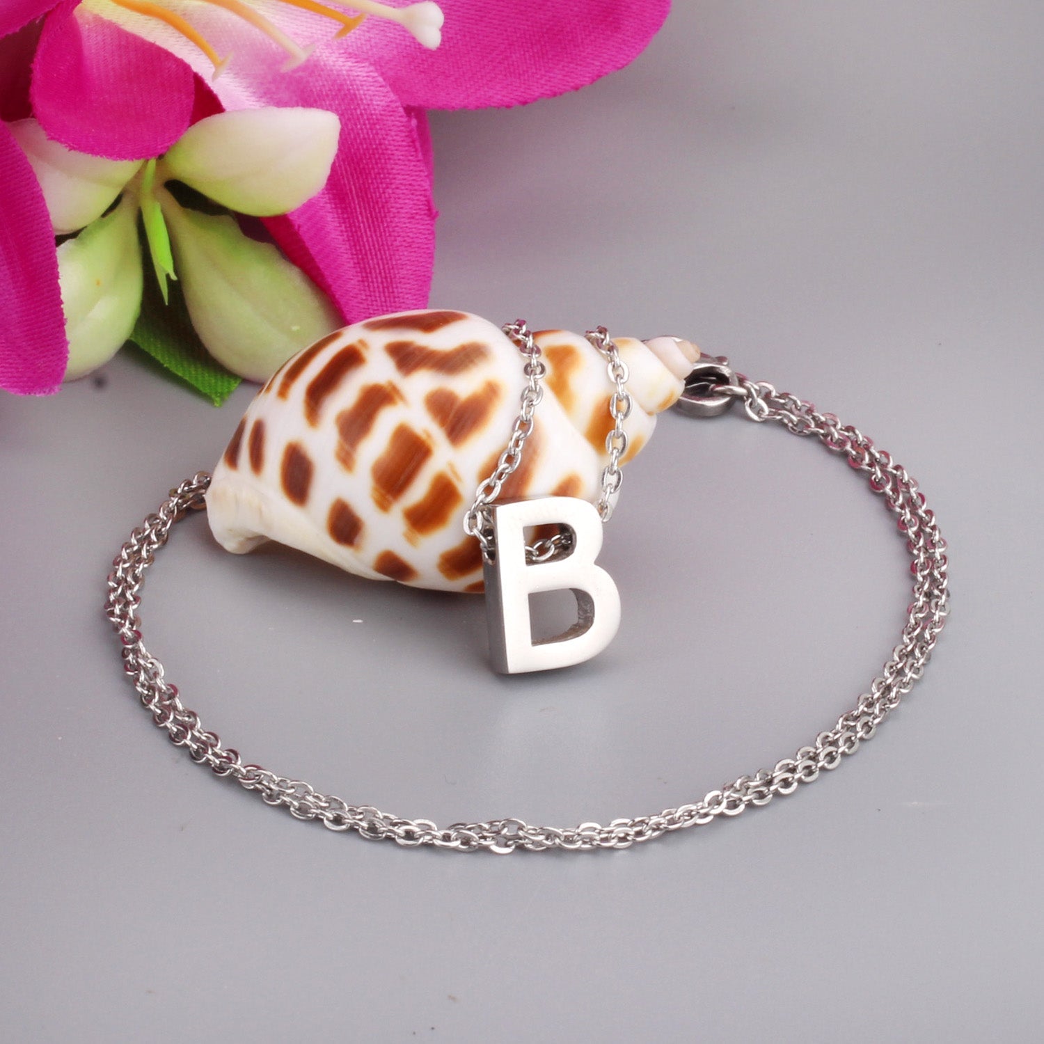 Alfabet initiaal hanger ketting