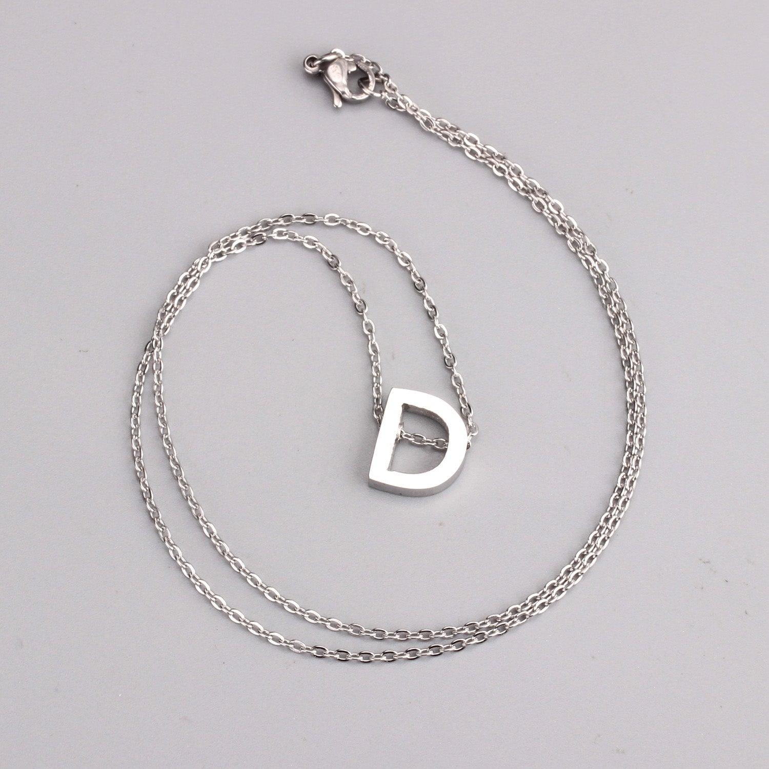 Alfabet initiaal hanger ketting