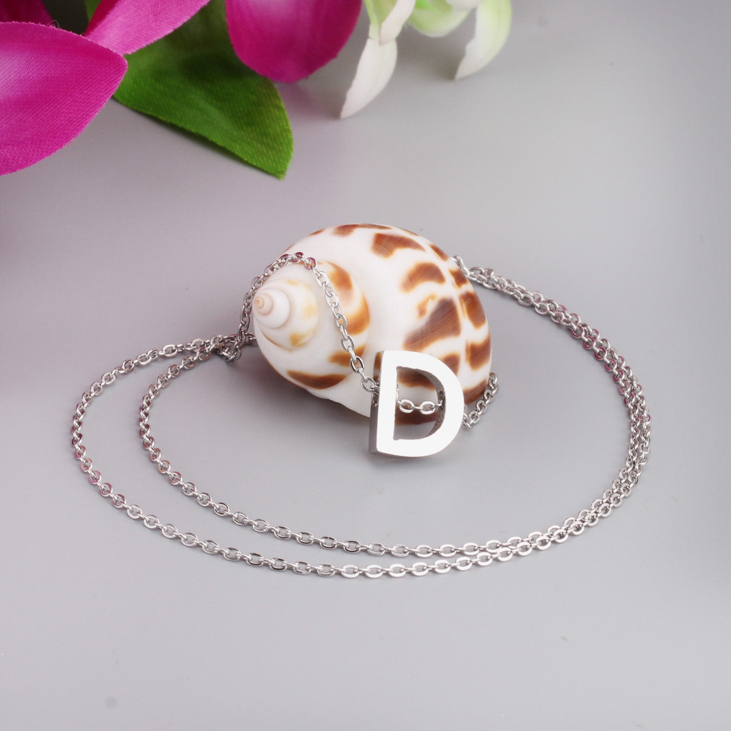 Alfabet initiaal hanger ketting