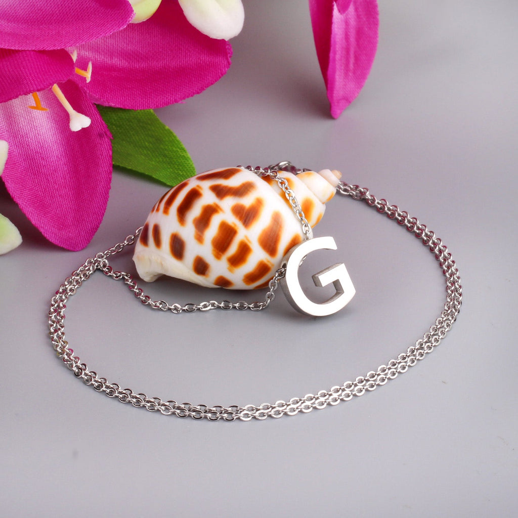 Alfabet initiaal hanger ketting