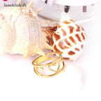 Elegante gouden koppelring 