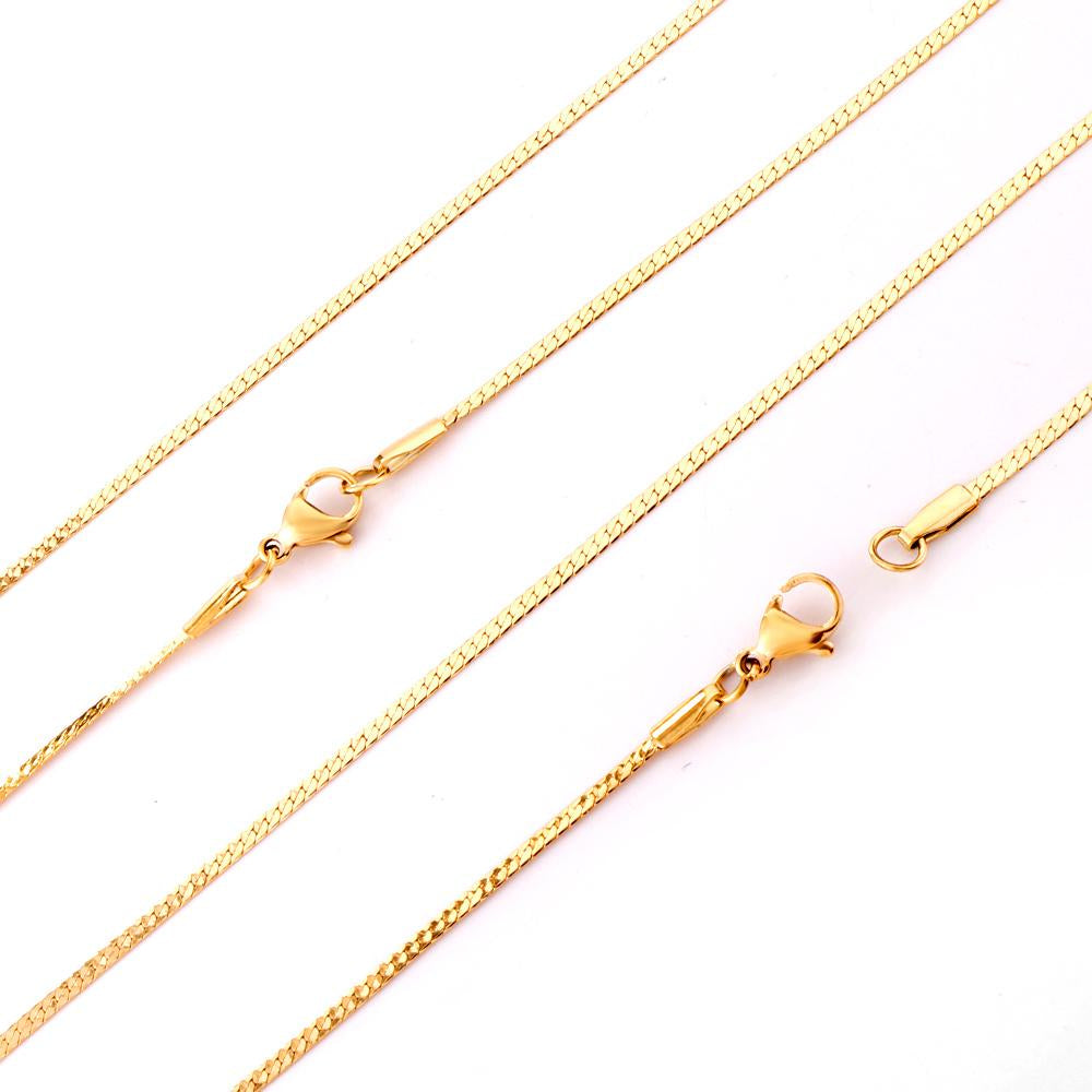 Cuba Link platte ketting 