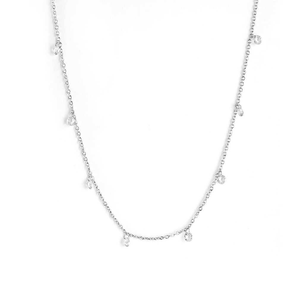 Kristallen vonk hanger ketting