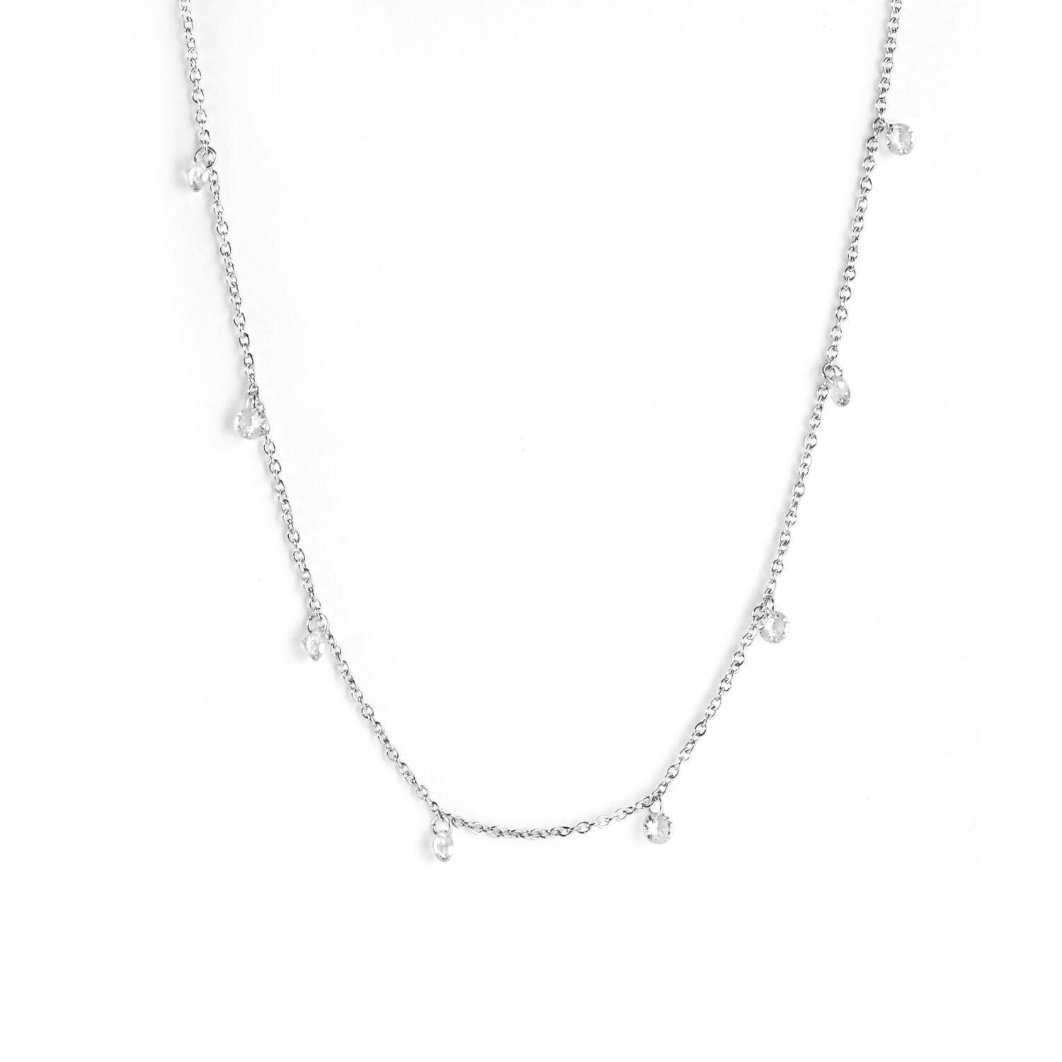 Kristallen vonk hanger ketting