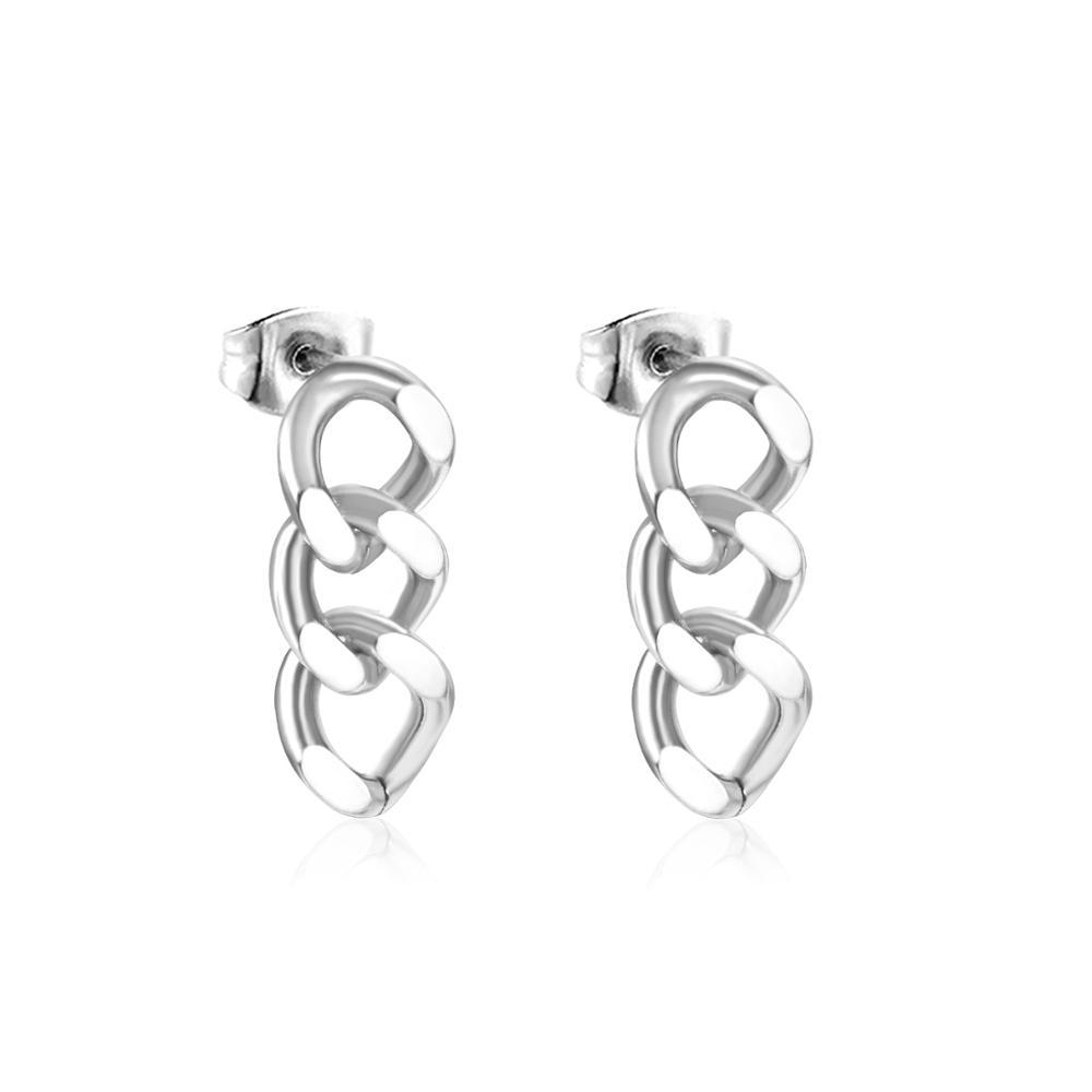 Kettinghanger Punk Stud Oorbellen 