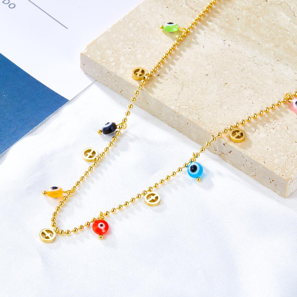 Trendy vergulde collier ketting 