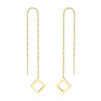 Koreaanse statement lange kwast oorbellen 