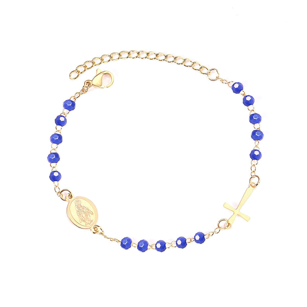 Verstelbare armband met kristallen kralen 