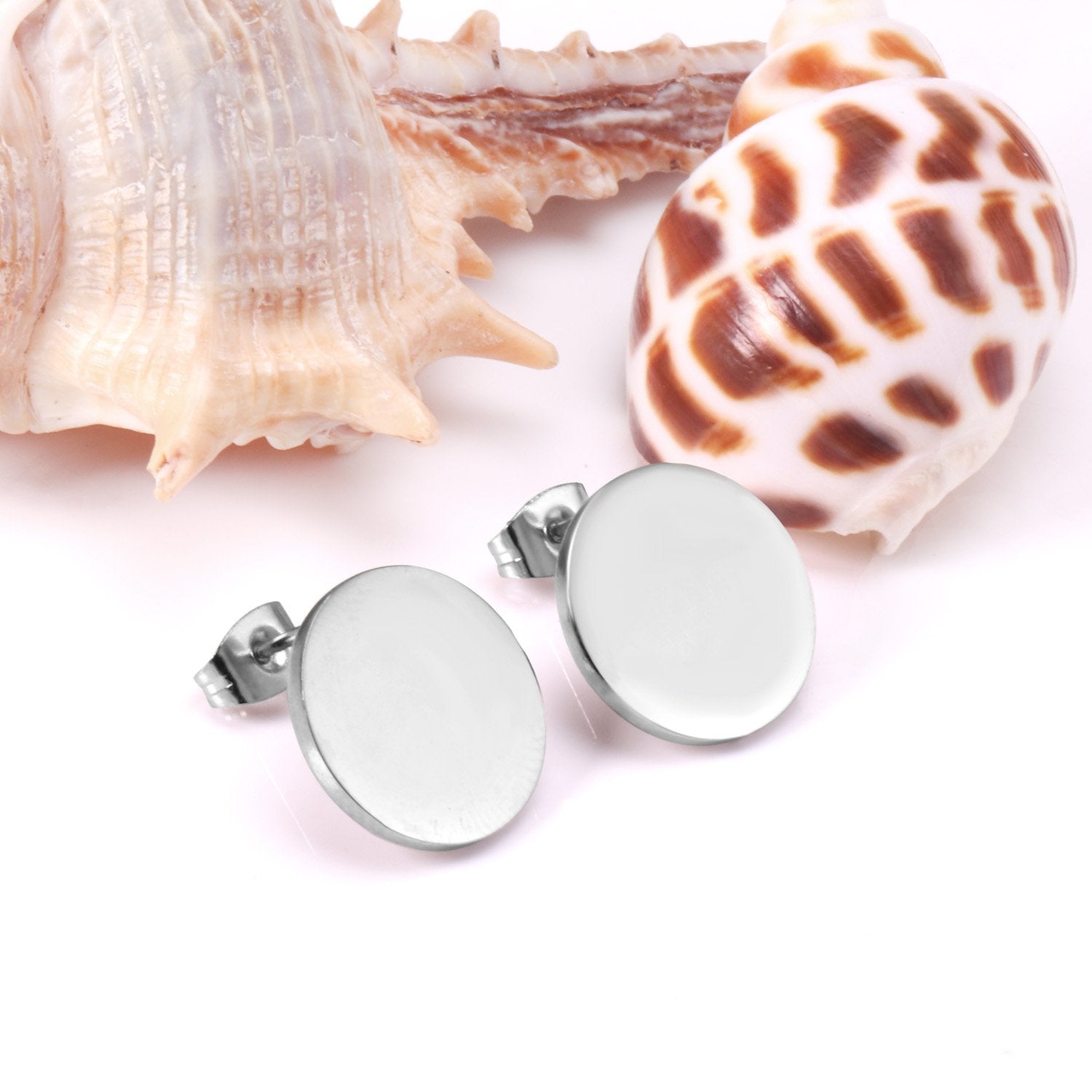 Eenvoudige ronde oorbellen 