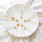 Double Layer CZ Crystal Pendant Necklace