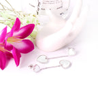 Koreaanse stijl schelp hart oorbellen 