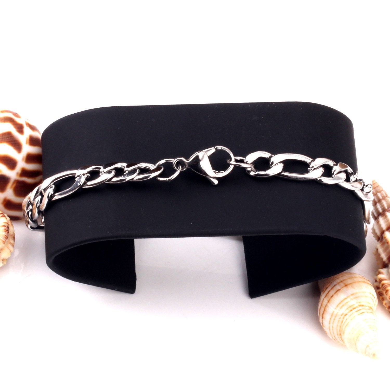 7 mm Cubaanse schakelarmband 