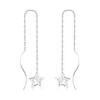 Koreaanse stijl ster schelp oorbellen 