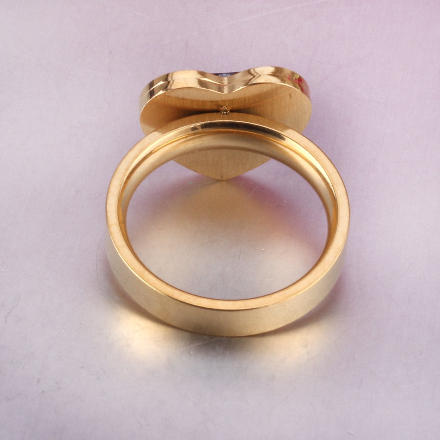 Bague de déclaration vintage en opale dorée 