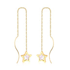 Koreaanse stijl ster schelp oorbellen 