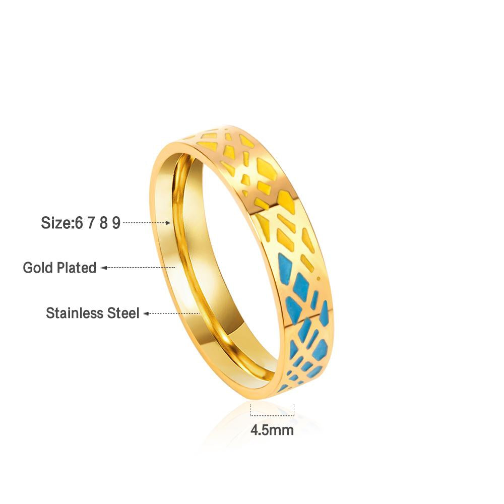 Mixed Color Wedding Ring