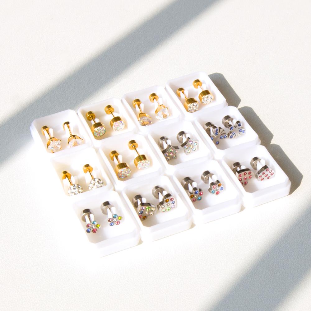 Mini Hart Ster Oorbellen 