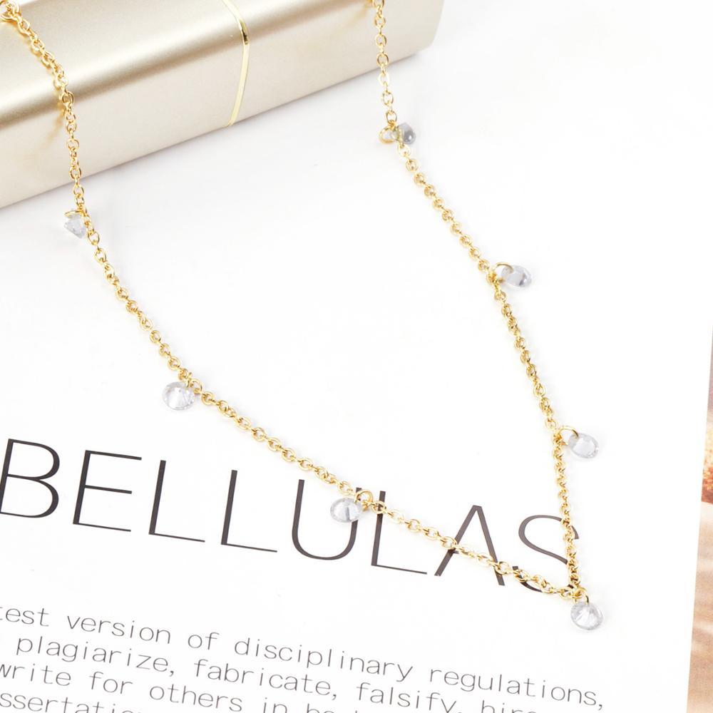 Kristallen vonk hanger ketting