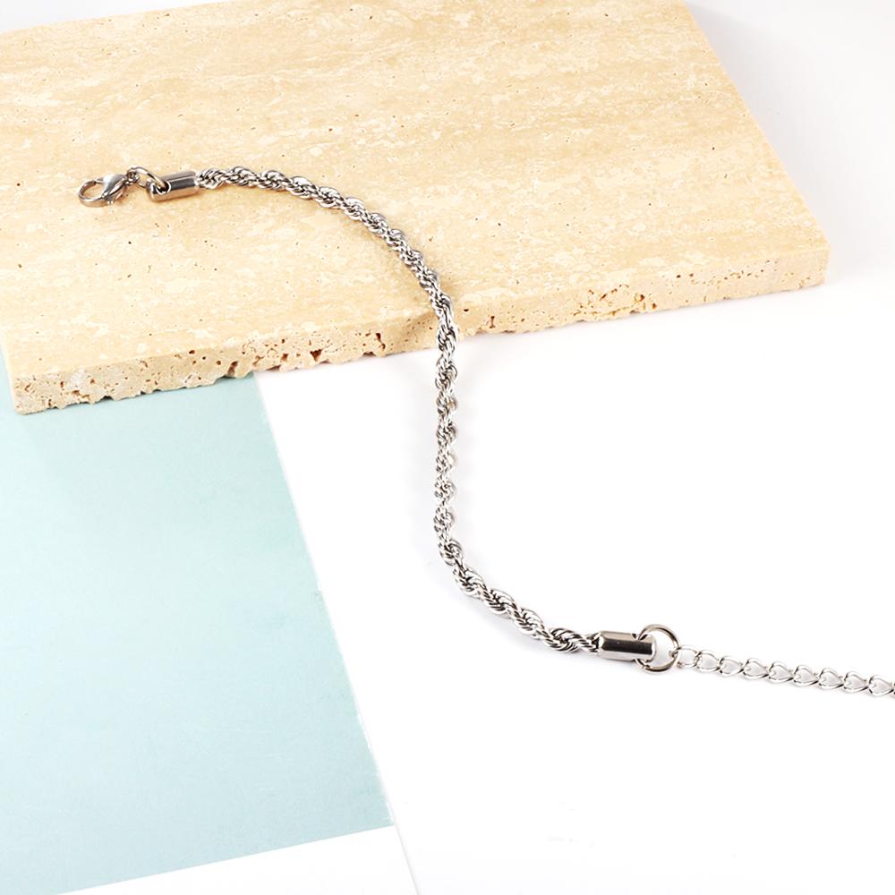 Twist Rolo Chain Bracelet – Boho Style