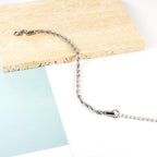 Twist Rolo Chain Bracelet – Boho Style