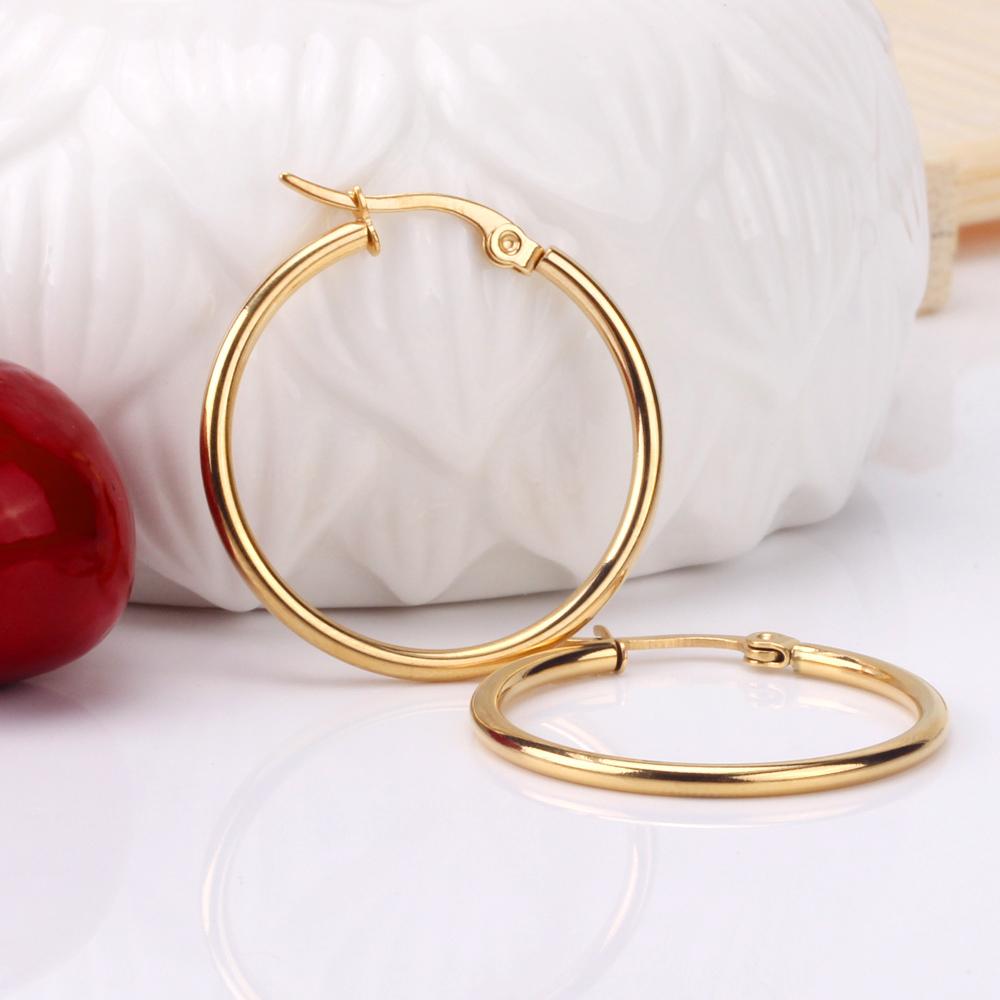 Classic Gold Hoop Earrings