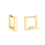 Gold Geometric Hoop Earrings