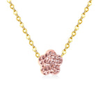 Bloemenklei hanger ketting