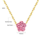 Bloemenklei hanger ketting