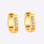 Ovale kristallen hoepeloorbellen 