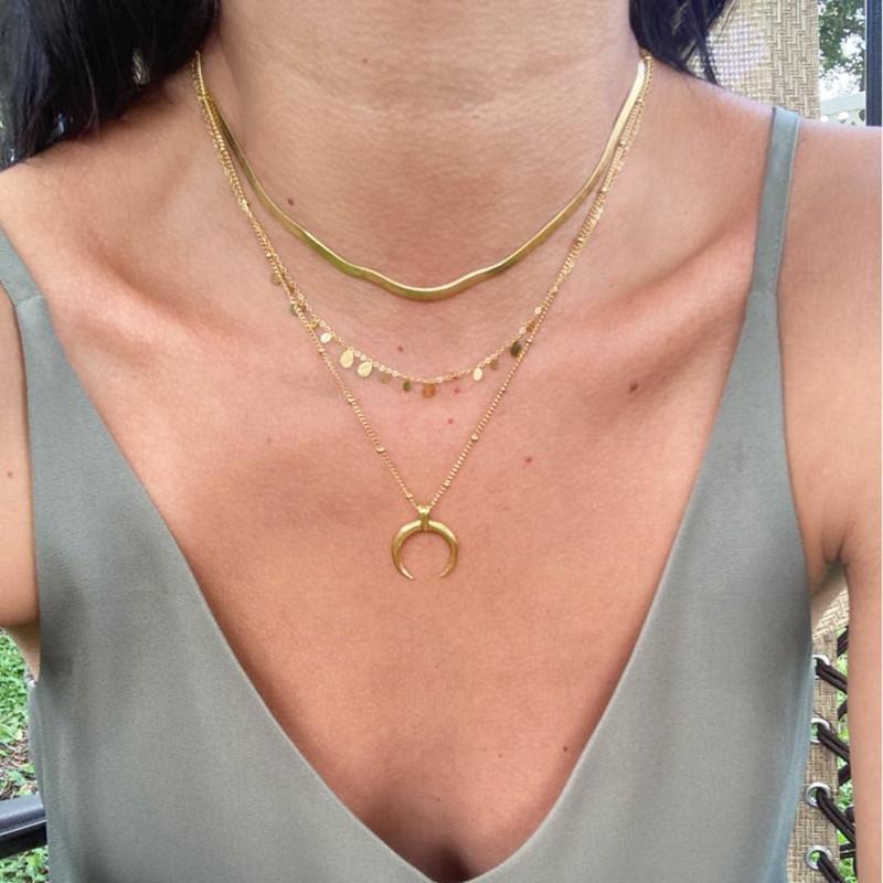 Elegante waterdruppel hanger ketting 