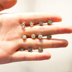 Mini Hart Ster Oorbellen 