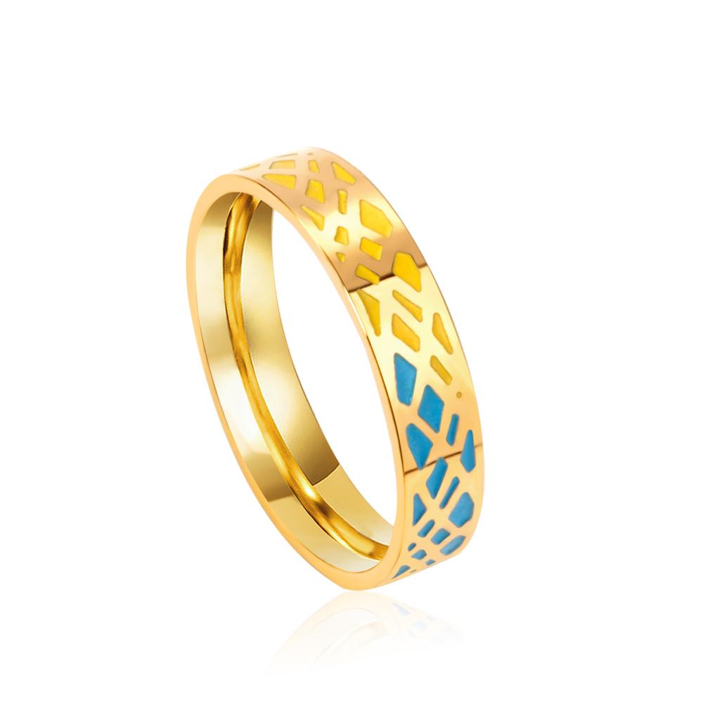 Gemengde kleuren trouwring 