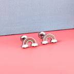 Children's Rainbow Small Piercing Stud Earrings