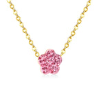 Bloemenklei hanger ketting