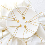 Double Layer CZ Crystal Pendant Necklace