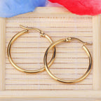 Classic Gold Hoop Earrings