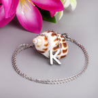 Alfabet initiaal hanger ketting