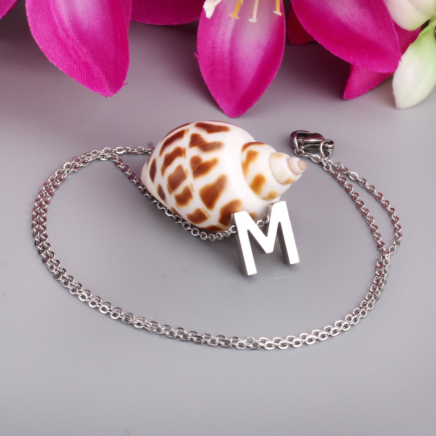 Alfabet initiaal hanger ketting