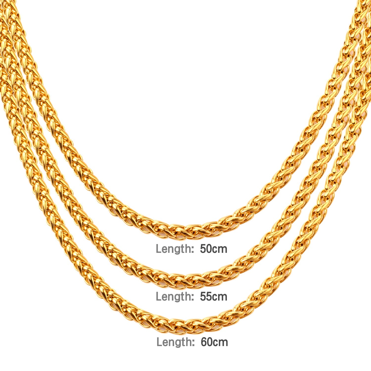 7 mm Cubaanse schakelketting en armbandset