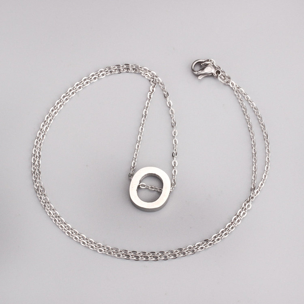 Alfabet initiaal hanger ketting