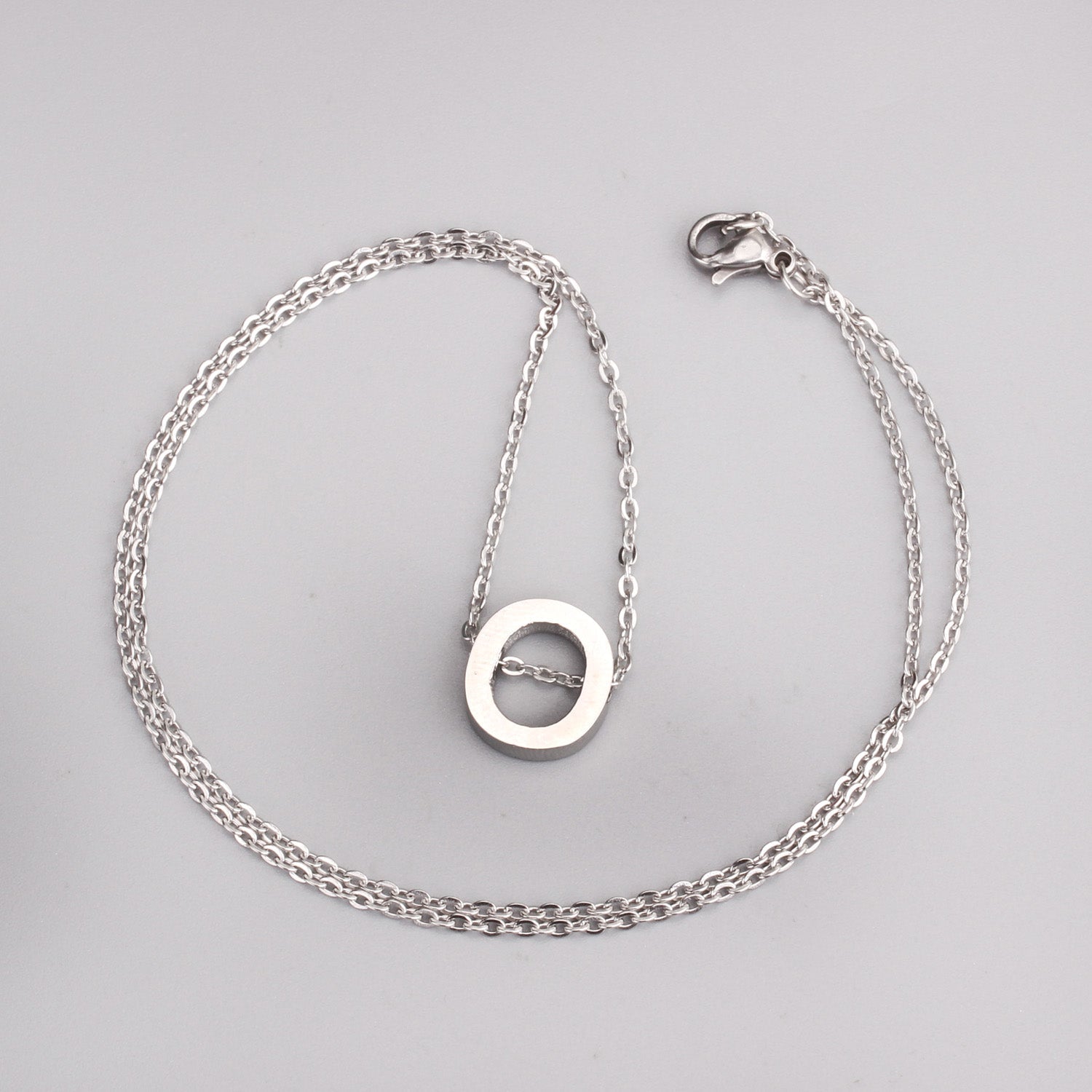 Alfabet initiaal hanger ketting