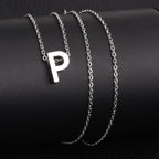 Alfabet initiaal hanger ketting